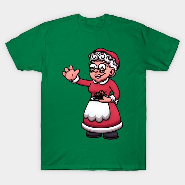 Friendly Mrs. Claus T-Shirt by TheMaskedTooner